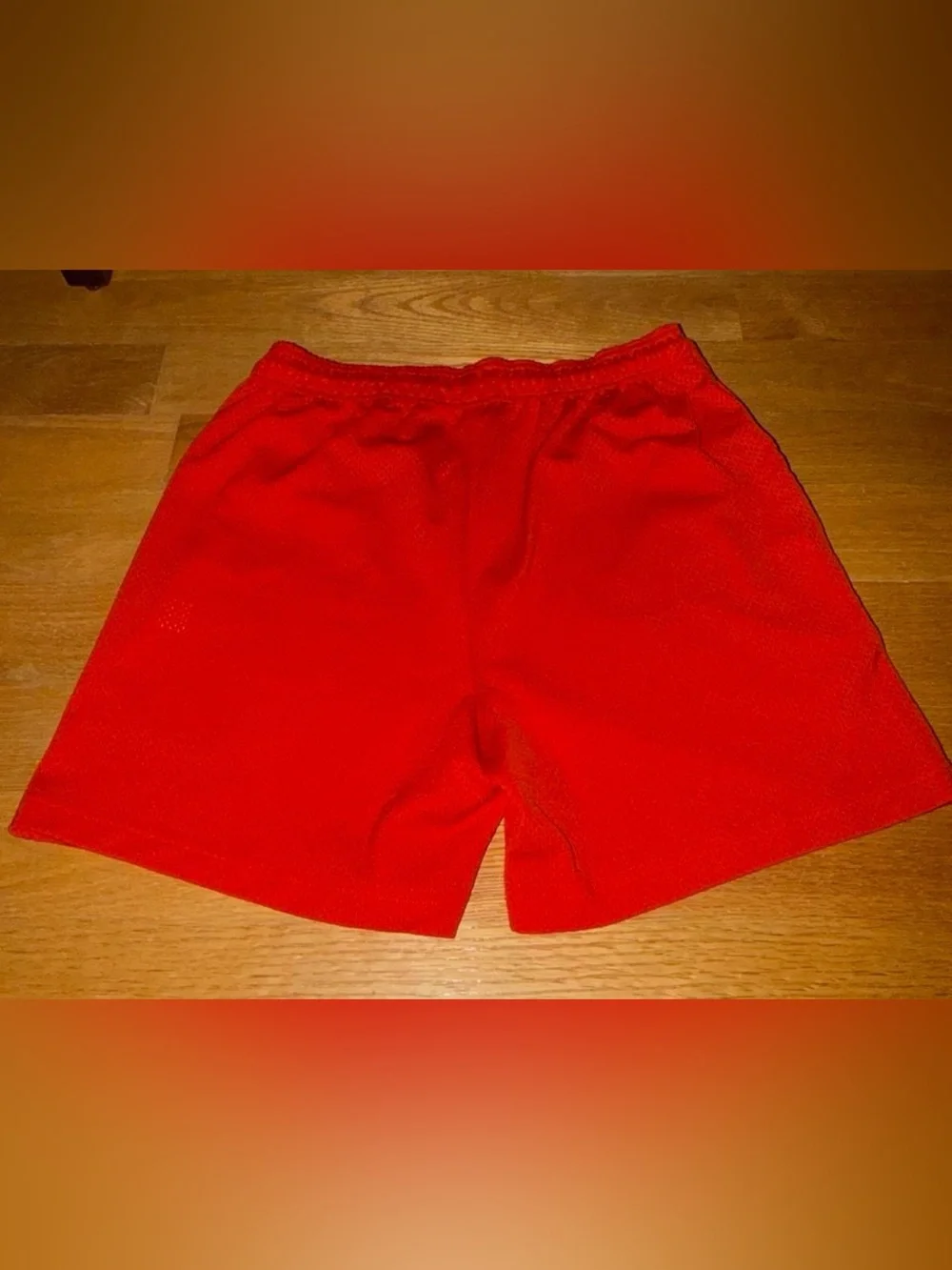 Eric Emanuel EE Basic/Core Short - Size L - Orange/Light Blue - 100% authentic